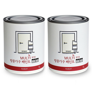 노루페인트 방문가구용 페인트, 아이보리, 1L, 2개