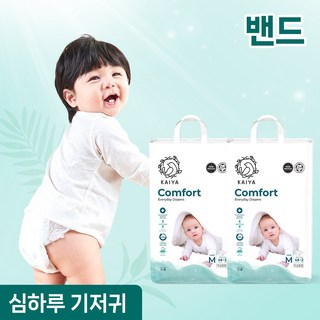 카이야 컴포트 에브리데이 프리미엄 기저귀 밴드형 남여공용, 중형(M), 96매