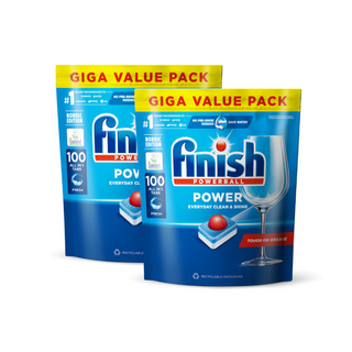 Finish 全效合一洗碗錠 100入 適用於洗碗機, 2個, 1.7L
