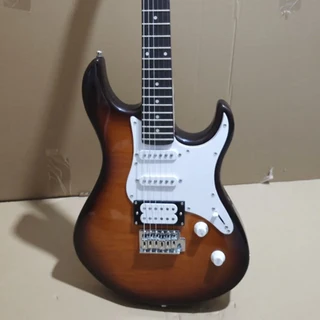 컬러 쉘 화이트 6현 일렉트릭 기타 39인치 22프렛 알더 바디 부품 액세서리 포함, 01 39 인치, 04 Sunburst