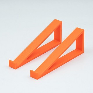 有貨 鍵盤增高架 打字擡高展示架 鍵盤增高傾斜架 防滑增高架 臺麵置物架, 橙色, 1個