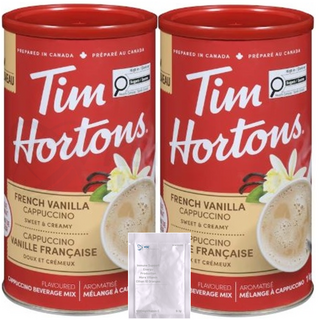 캐나다 팀홀튼 프렌치 바닐라 카푸치노 1kg+캐나다 비타민 1개 번들상품, 2개, 1개입, 1kg