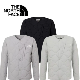(매장정품100%) 노스페이스 남성 여성 공용 패딩 겨울 한파 보온성 데일리 캐주얼 내추럴 경량 가디건 화이트라벨 에센셜 라이트 브이모션 자켓
