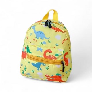 兒童恐龍造型背包 輕巧可愛 幼稚園小童適用 多隔層收納 黃色