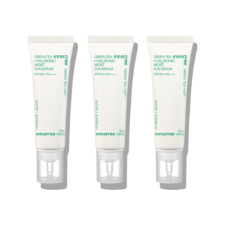 이니스프리 그린티 히알루론산 수분 선세럼 SPF50+ PA++++ 50ml 3개 촉촉한 선크림