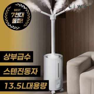 리웨이 대용량 굴뚝 가습기 이동식 초음파, LWS-2135DW
