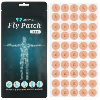 당일발송 도도한상점 프리미엄 국산 동전패치 50개 피부 자극없이 강력한 플라이 패치 그린라이프, 1개