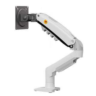 NB 螢幕支架 多角度旋轉 節省空間 保護頸椎 適用多種尺寸螢幕 簡易安裝, 白色, 1個