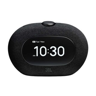 JBL 藍牙鬧鐘音響，LED顯示螢幕，簡約時尚設計，無線連接，高品質音效, Horizon 3 黑色