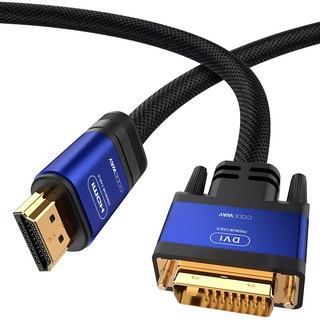 CODEWAY HDMI 轉 DVI-D 傳輸線 FHD 4K60Hz, 1個, 1.5m