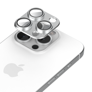 아이쉘 빛번짐 방지 메탈 카메라 보호 풀커버 강화유리 필름, 1개