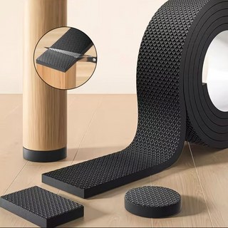 LXU 강력접착 소음방지 의자발커버 식탁의자발커버 롤패드, 1개