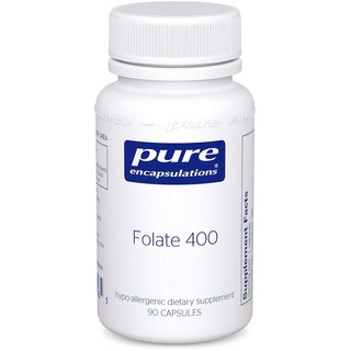 Pure Encapsulations 葉酸400無麩質膠囊, 90顆, 1罐