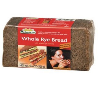 Mestemacher 麥大師 德國全麥黑麵包 Whole Rye Bread 500g, 1個, 袋裝湊3