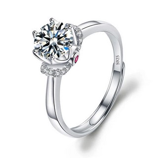 S925純銀鋯石戒指 時尚簡約百搭款 修飾手指線條