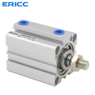 공기 실린더 SDA-B 시리즈 수나사 공압 컴팩트 airtac 타입 16 20 25 32 40 50 63mm 보어 5 10 15 30 45 50mm, 1개