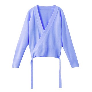 Ropakkoya柔軟綁帶天空色波萊羅舞會服公主裙女童芭蕾舞衣