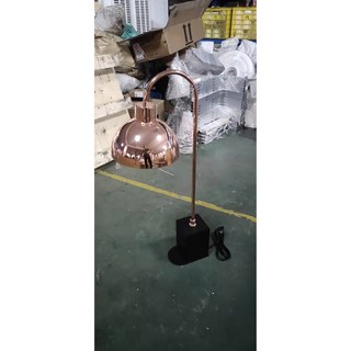 음식 보온등 열등 싱글 캔들 절연 데우기 온열등 케이터링 25cm 발열판, 로즈골드 스몰블랙 밑창