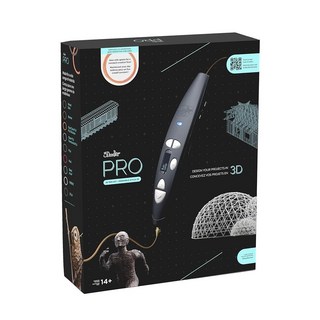 3Doodler PRO(2025) 3D 프린팅 펜 창의적인 전문가를 위한 디자인 및 프로토타이핑 도구 특수 플라스틱 소재 교체 가능한 노즐 세트 등 포함, 3Doodler PRO(2025) 3D 프린팅 펜, 창, 1개
