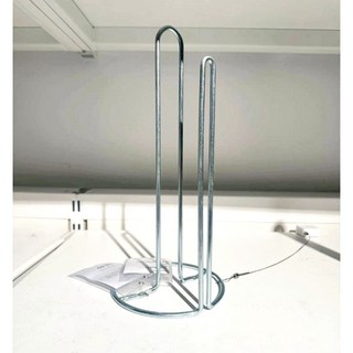 IKEA 餐巾紙架 廚房紙巾架 壁掛式磁吸式 捲筒衛生紙架 廚房擦巾架, 1個, TORKAD 銀色紙巾架 (可壁掛)