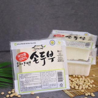 향유 손두부 400g x 4모(국산콩), 4개