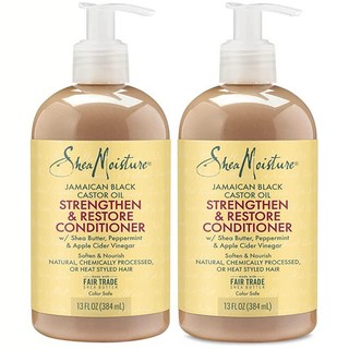 Shea Moisture 자메이카 블랙 컨디셔너 스트렝스/그로우 384ml(13온스) (2팩)