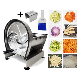 호레카 고급형 양배추 토마토 레몬 마늘 야채 슬라이서 무채칼 만능회전채칼, 슬라이서 세트(날포함), 1개