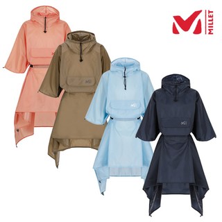 밀레 MILLET 남여공용 남자 여자 비오는 장마날 우천시 사용하는 넓은 여유핏 뒤집어쓰는 판초 우의, BEIGE(30)