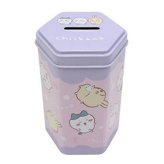 吉伊卡哇 六角存錢筒 收納罐 烏薩奇 小八貓 小桃 兔子 六角存錢筒 置物盒 可愛存錢筒 可開式存錢罐 台灣製, 1個, 音符