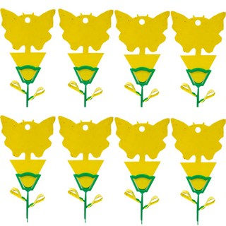 날파리끈끈이 제거제 초파리트랩 끈끈이 5개 10개 살충제 벼룩파리 혹파리 초파리약, 사각트랩 중10매