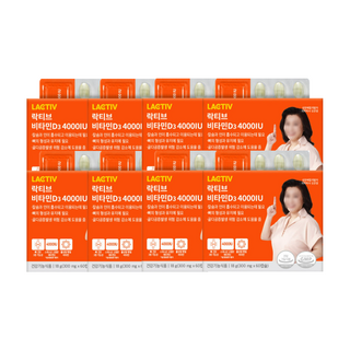 락티브 비타민D3 4000IU 18g, 60정, 8개