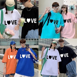 夏天情侶裝 短袖T恤 寬鬆港味百搭情侶學生上衣 M-5XL