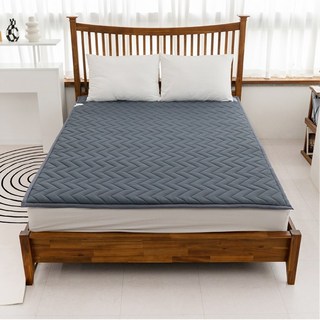 [안전 따뜻 도톰한]비오바디 한일의료기 탄소매트 EMF 카본 전기매트 전기장판, 핫 슈퍼싱글(100x200cm), 3.헤링본 네이비