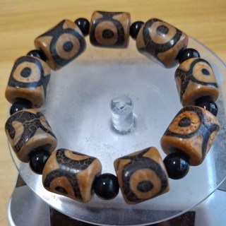 西藏*14 14m*多寶老天珠手串，手工精製，西藏風格，色彩豐富，配戴舒適，吉祥如意