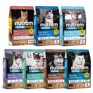 Nutram 紐頓 均衡 理想 無穀全系列貓糧 貓咪飼料, 1個, I17室內化毛貓配方 雞肉+燕麥, 2kg, 雞