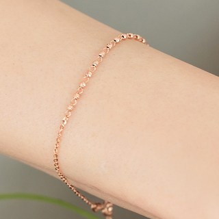 펠리체골드 14K 릴리빌리볼 팔찌 (+쇼핑백증정) 심플 데일리 로즈골드 금 체인 골드볼 기념일 여자친구 골드 선물