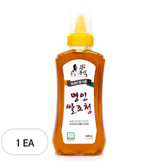 명인 쌀조청 480gx4개입 / 물엿 쌀엿 조청 / 대한민국 식품명인 강봉석 명절선물세트, 480g, 1개