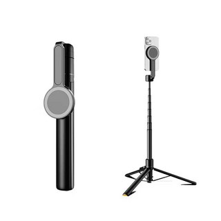 NanoPick 最新MagSafe磁吸丟丟桿 觸地即開 磁吸支架 手機自拍桿 藍牙自拍桿 橫豎拍 落地彈開, 超長1.67米丟丟桿觸地即開, 1個