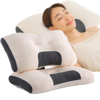 디몬스 슬립베개 경추베개 쿠션 호텔 베개, 2개, 화이트