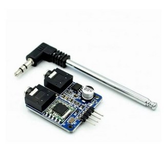 TEA5767 FM 스테레오 라디오 모듈 - 76-108MHz - 아두이노 I2C 튜너 - 안테나 포함, 1개