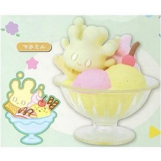 TOMY 夢幻屋正版寶可夢甜蜜商店2扭蛋 (波加曼 霜奶仙 木木梟 皮卡丘 皮丘 胖丁 一家鼠 甜點), 1個, 小奶油