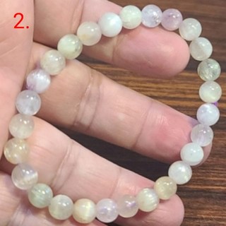 紫鋰輝石 紫磷灰石 手鍊 手環 手珠 貓眼 拉絲 7mm 天然水晶手鍊