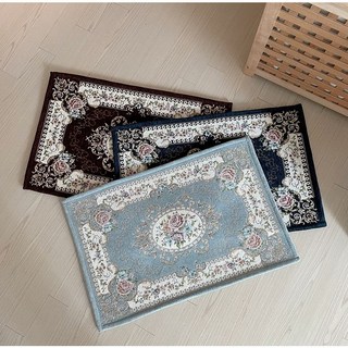 페르시안 프렌치 플로럴 발매트 화장실 현관 매트 미니러그 3type