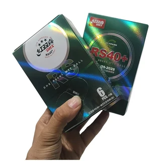 6개/상자 새로운 DHS WTT 탁구 공 RS40 + 3 스타 PCR 플라스틱 2025 - 국제 게임, 02 2 BOX RS40