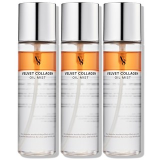 넘버에잇 벨벳 콜라겐 오일 얼굴 미스트 광채 물광 수분, 3개, 100ml