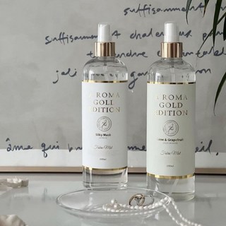 골드에디션 섬유향수 500ml 1+1 항균탈취99.9% 에이로마, 라임 앤 그레이프프룻, 유칼립투스 앤 그린티, 2개