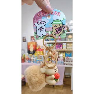 線條小狗 鑰匙圈 甜蜜赴約, 棕色小狗, 1個