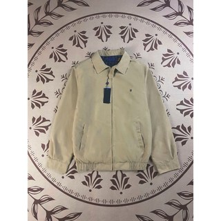 【 臺灣\齣貨 】RL拉夫小馬標老幹部雪花絨 翻領行政拉鏈 夾剋 男鞦鼕刺繡外套【秦小姐精品店】