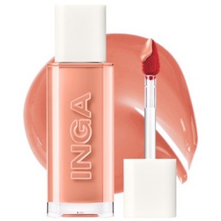 INGA Cosmetics 玻璃水光唇彩, Bare Peach, 4.5g, 1支