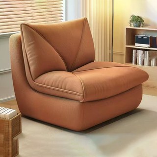 하루꿈 소파 모던 아이디어 모듈형 미니 1인용 체어 인테리어 편한 카페 거실 쇼파, 어두운 오렌지